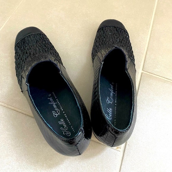 Helle Comfort Leather 1/2inch Heels - Picture 4 of 5